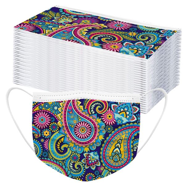 layer fashion non-woven face 10-100pcs disposable 3 retro print tie dye filter mouth mask design mascarilla 
layer fashion non-woven face 10-100pcs disposable 3 retro print tie dye filter mouth mask design mascarilla