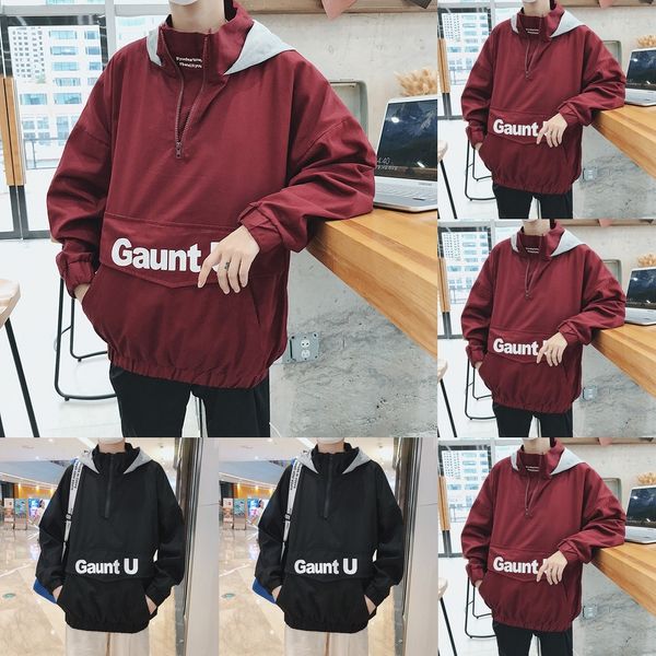 autumn ins ultra fire zipper coat zippersweater zipperhooded sweater for boyscasual and casual couplesall kinds of fashion outerwear dvo7l d, Black
autumn ins ultra fire zipper coat zippersweater zipperhooded sweater for boyscasual and casual couplesall kinds of fashion outerwear dvo7l d, Black