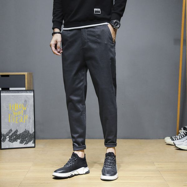 middle and high grade business leisure young men's trend simple versatile pants 2020 korean version comfortable fashion, Black
middle and high grade business leisure young men's trend simple versatile pants 2020 korean version comfortable fashion, Black