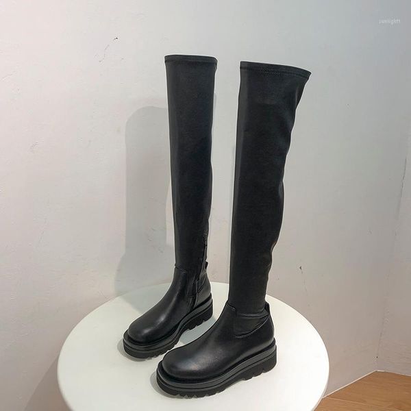 boots deat 2021 autumn and winter fashion casual round head thick bottom heel side zipper knight long women sg2001, Black
boots deat 2021 autumn and winter fashion casual round head thick bottom heel side zipper knight long women sg2001, Black