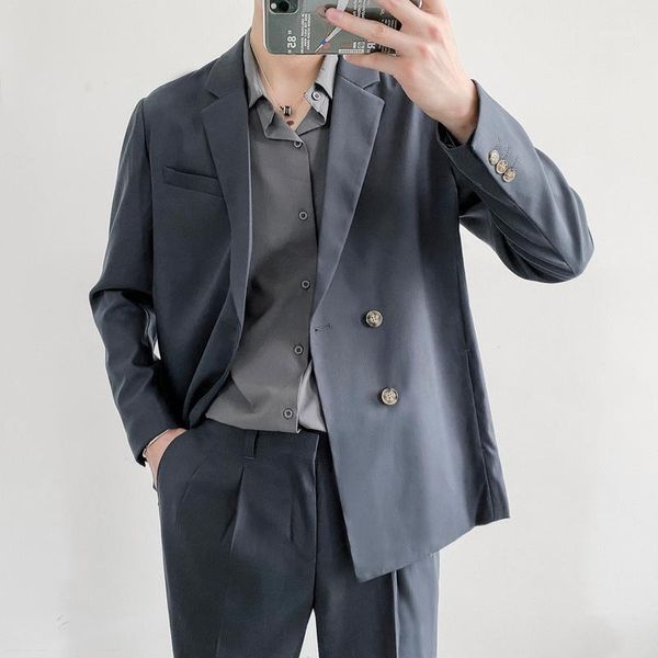 korean fashion men blazer casual loose simple oversized long sleeve cardigan men blazer abrigo cuadros men's clothing db60xf1, White;black
korean fashion men blazer casual loose simple oversized long sleeve cardigan men blazer abrigo cuadros men's clothing db60xf1, White;black
