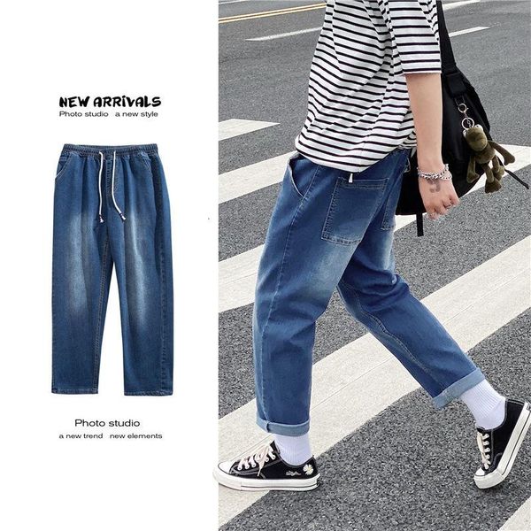 spring summer drawstring jeans men's fashion casual retro jeans men streetwear korean loose straight denim pants mens s-5xl, Blue
spring summer drawstring jeans men's fashion casual retro jeans men streetwear korean loose straight denim pants mens s-5xl, Blue