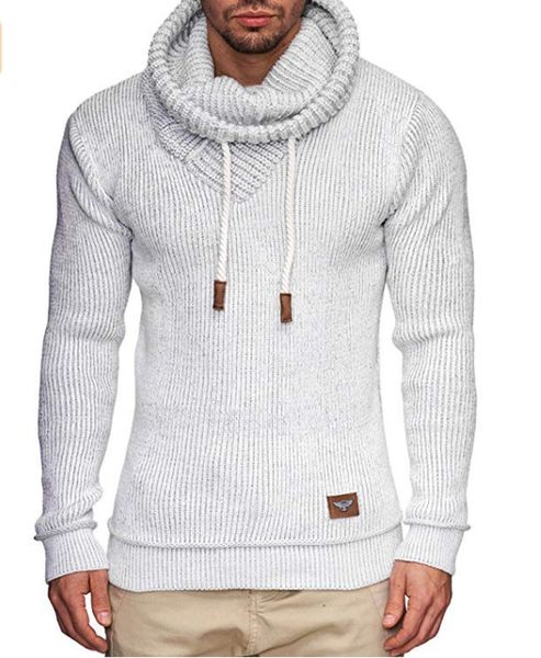 2021 new mens sweaters winter long sleeve solid color hooded coat men casual gray black slim turtleneck sweater pullovers j2yk, White;black
2021 new mens sweaters winter long sleeve solid color hooded coat men casual gray black slim turtleneck sweater pullovers j2yk, White;black