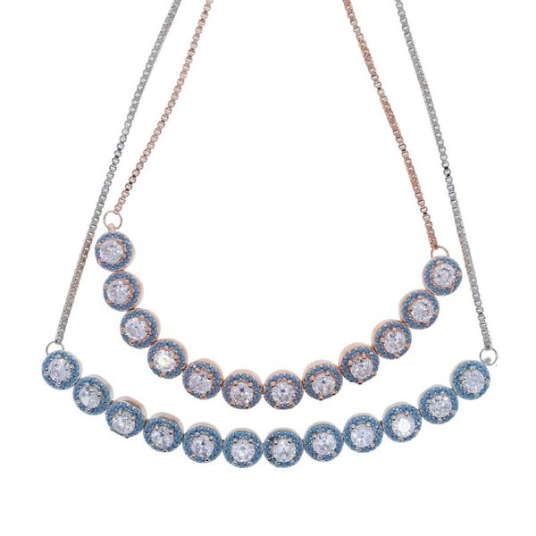 charm bracelets selling fashion round cubic zirconia turquoises paved rose silver color adjustable box chain tennis bracelet for women, Golden;silver
charm bracelets selling fashion round cubic zirconia turquoises paved rose silver color adjustable box chain tennis bracelet for women, Golden;silver