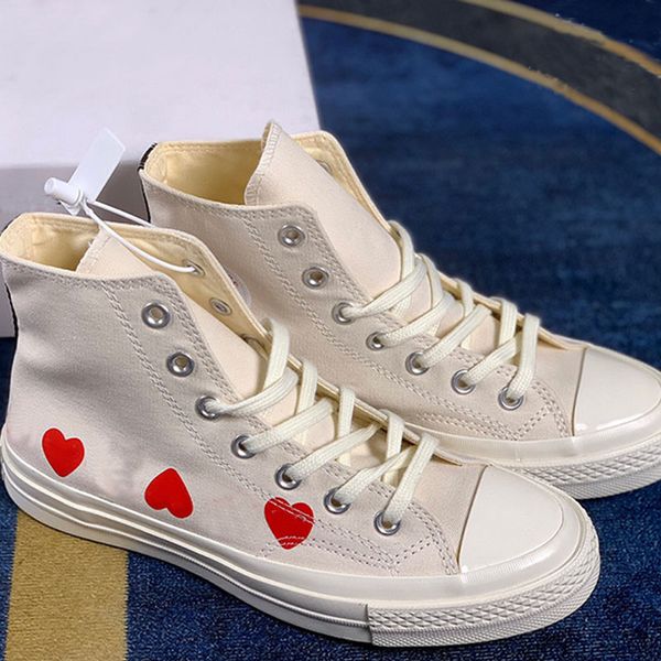 casual shoes lovers sneakers high canvas lace-up round head board shoes comfortable rubber sole red heart printed fashion classic breathable, Black
casual shoes lovers sneakers high canvas lace-up round head board shoes comfortable rubber sole red heart printed fashion classic breathable, Black