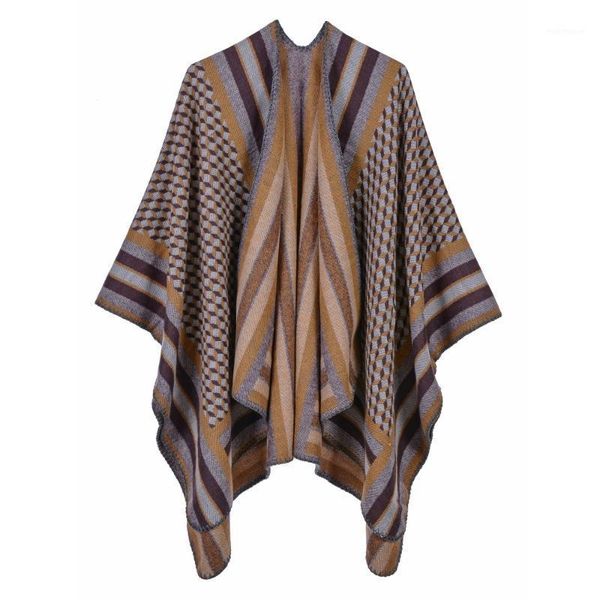 scarves imitation cashmere soft lady bufanda shawls plus size poncho mantilla stole chal plaid warm echarpes cape1, Blue;gray 
scarves imitation cashmere soft lady bufanda shawls plus size poncho mantilla stole chal plaid warm echarpes cape1, Blue;gray