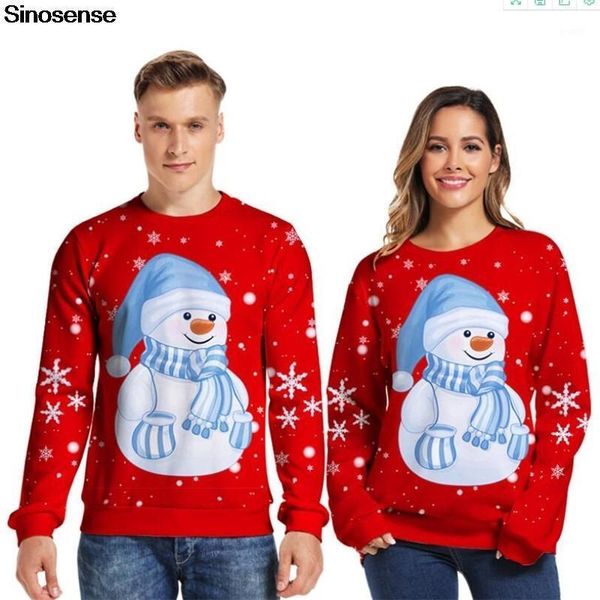 men women ugly christmas sweater 3d funny snowman snowflake printed holiday party xmas sweatshirt christmas jumpers s-3xl1, White;black
men women ugly christmas sweater 3d funny snowman snowflake printed holiday party xmas sweatshirt christmas jumpers s-3xl1, White;black