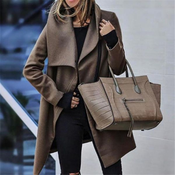 women's trench coats la cisne winter fashion deerskin velvet plus size loose windbreaker jacket women, Tan;black
women's trench coats la cisne winter fashion deerskin velvet plus size loose windbreaker jacket women, Tan;black