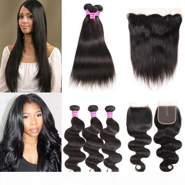 brazilian hair bundles with closure straight virgin human hair weaves body wave bundles with frontal ear to ear wholesale ing, Black
brazilian hair bundles with closure straight virgin human hair weaves body wave bundles with frontal ear to ear wholesale ing, Black