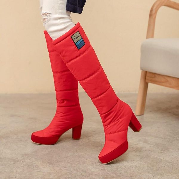 boots 2021 winter female women shoes knee high long wide calf platform waterproof block heels warm snow size 41, Black
boots 2021 winter female women shoes knee high long wide calf platform waterproof block heels warm snow size 41, Black