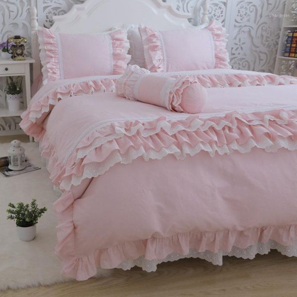 amazing luxury bedding set pink lace ruffle lace duvet cover bedspread bedskirt princess bed linen pillow case hm-010p1
amazing luxury bedding set pink lace ruffle lace duvet cover bedspread bedskirt princess bed linen pillow case hm-010p1