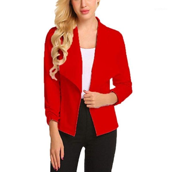 2020 new women fashion long sleeve slim fit solid color blazer lady lapel office blazer outwear business casual suit jacket 1, White;black
2020 new women fashion long sleeve slim fit solid color blazer lady lapel office blazer outwear business casual suit jacket 1, White;black