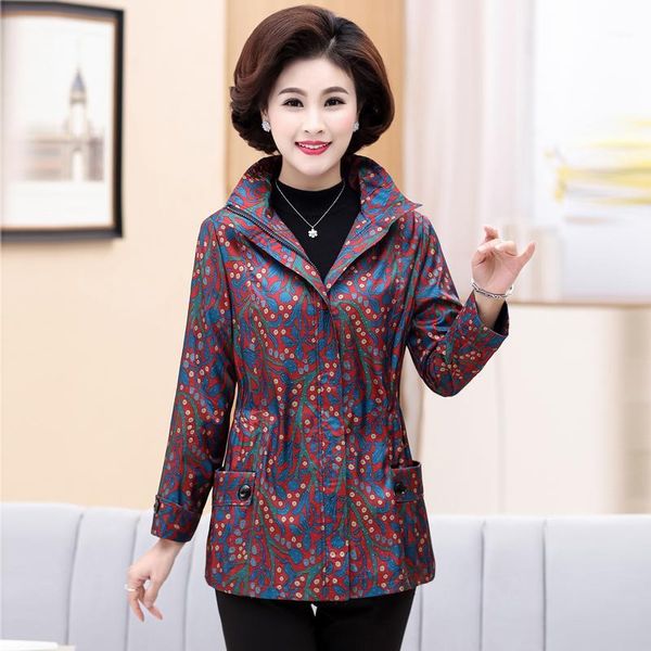 women's trench coats 2021 autumn plus size women print coat fashion high-quality windbreaker middle-aged outerwear & t2681, Tan;black
women's trench coats 2021 autumn plus size women print coat fashion high-quality windbreaker middle-aged outerwear & t2681, Tan;black
