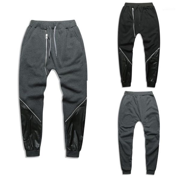 men's pants men fashions plus size sportswear casual pu patchwork zipper streetwear sports trousers gym fitness mens workout1, Black
men's pants men fashions plus size sportswear casual pu patchwork zipper streetwear sports trousers gym fitness mens workout1, Black