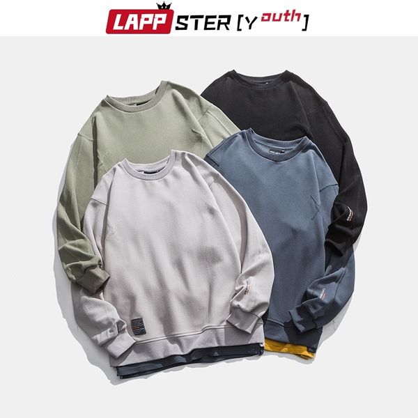 lappster-youth men fake two pieces hoodies pullovers mens colorfull cotton sweatshirt couple harajuku streetwear clothing 201104, Black
lappster-youth men fake two pieces hoodies pullovers mens colorfull cotton sweatshirt couple harajuku streetwear clothing 201104, Black