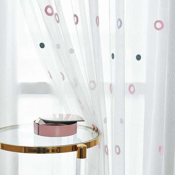 circle dot embroidered sheer curtains white tulle curtain for living room pink lovely tulle drapes for window curtain jk240z1
circle dot embroidered sheer curtains white tulle curtain for living room pink lovely tulle drapes for window curtain jk240z1