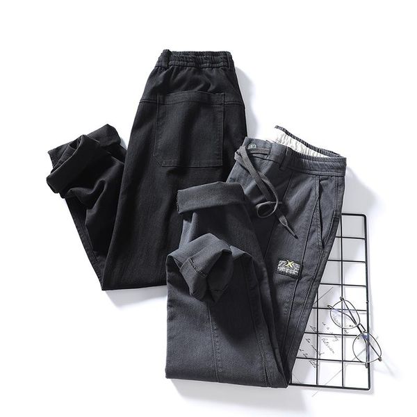 new style fashion male elastic waistline leisure joggers sweatpants men high-grade cotton slim trousers streetwear pants brand, Black
new style fashion male elastic waistline leisure joggers sweatpants men high-grade cotton slim trousers streetwear pants brand, Black