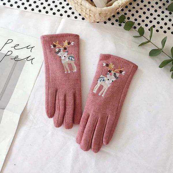 winter gloves women embroidered deer thicken warm solid gloves touch screen five fingers christmas gifts female, Blue;gray
winter gloves women embroidered deer thicken warm solid gloves touch screen five fingers christmas gifts female, Blue;gray