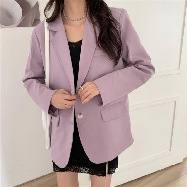 fall 2021 new korean style fried street loose slim casual long sleeve suit jacket women girl blazer, White;black
fall 2021 new korean style fried street loose slim casual long sleeve suit jacket women girl blazer, White;black