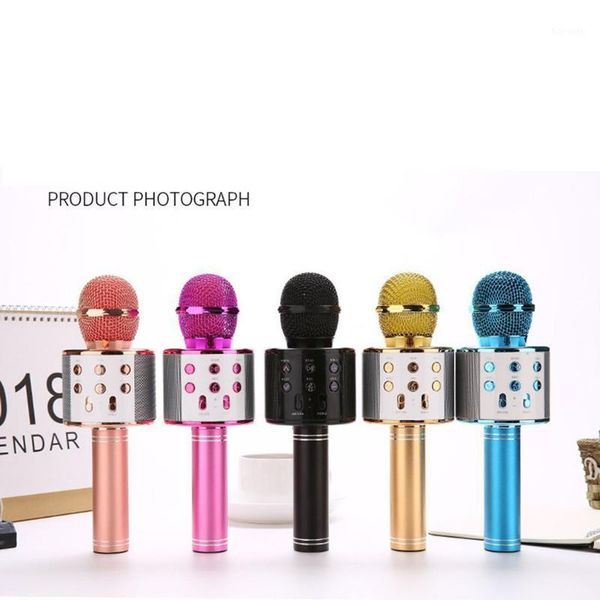 wireless karaoke microphone bluetooth handheld portable speaker home ktv player with dancing led lights record function for kids1
wireless karaoke microphone bluetooth handheld portable speaker home ktv player with dancing led lights record function for kids1