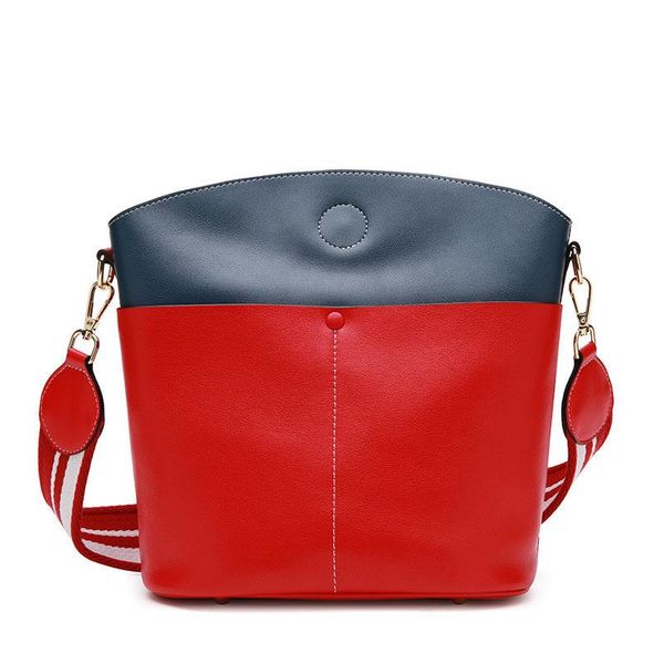 luxury handbag ladies leather bag stitching shoulder bag brand designer ladies bucket
luxury handbag ladies leather bag stitching shoulder bag brand designer ladies bucket