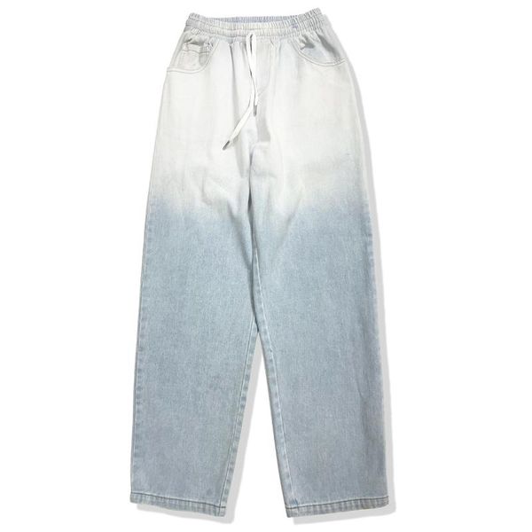 men's jeans lacible streetwear retro denim pants distressed gradient hang dye harajuku hip hop jogger, Blue
men's jeans lacible streetwear retro denim pants distressed gradient hang dye harajuku hip hop jogger, Blue