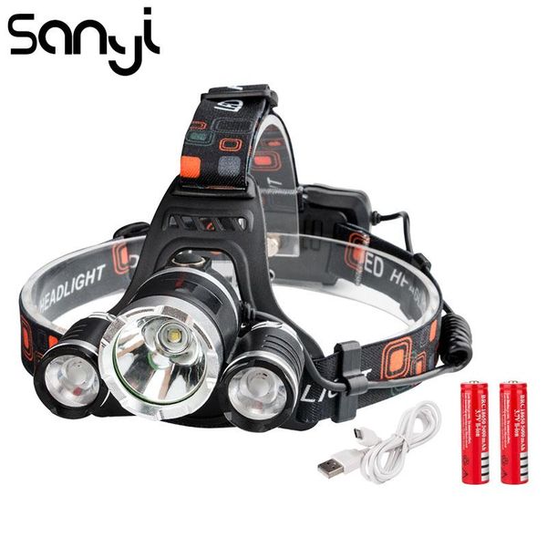 sanyi usb charging 1*t6+2*r2 led headlamp 4 modes headlight powered by 18650 helmet light for camping hunting+usb cable
sanyi usb charging 1*t6+2*r2 led headlamp 4 modes headlight powered by 18650 helmet light for camping hunting+usb cable