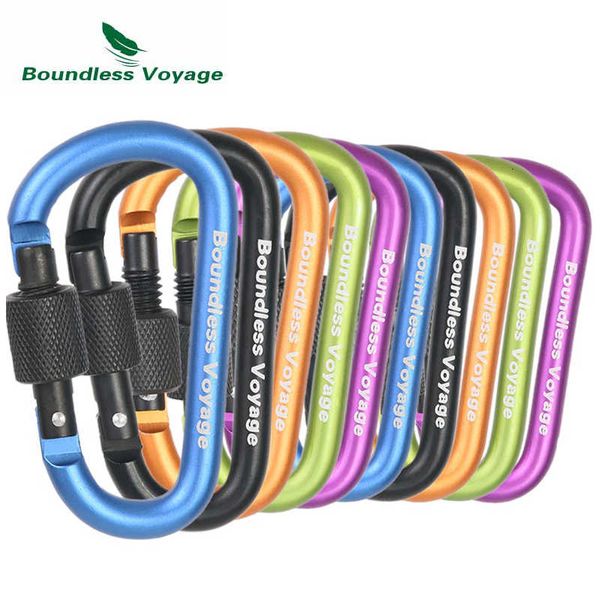 boundless voyage 5pcs/lot carabiner multi-function tool mountaineering buckle with lock camping hook aluminium alloy bv1010
boundless voyage 5pcs/lot carabiner multi-function tool mountaineering buckle with lock camping hook aluminium alloy bv1010