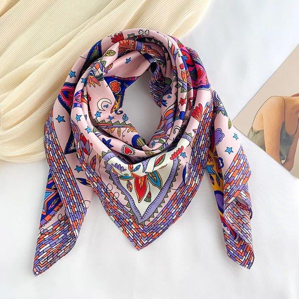 scarves yulaili trendy women scarf print neck scarfs female fashionable spring summer scarve pair with a simple top, Blue;gray
scarves yulaili trendy women scarf print neck scarfs female fashionable spring summer scarve pair with a simple top, Blue;gray