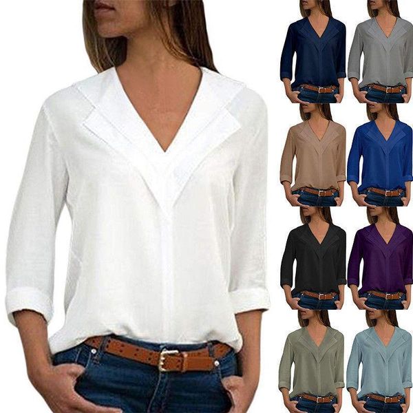 fashion 2020 spring autumn new women clothing solid color navy collar long sleeves chiffon shirt casual female blouse, White
fashion 2020 spring autumn new women clothing solid color navy collar long sleeves chiffon shirt casual female blouse, White