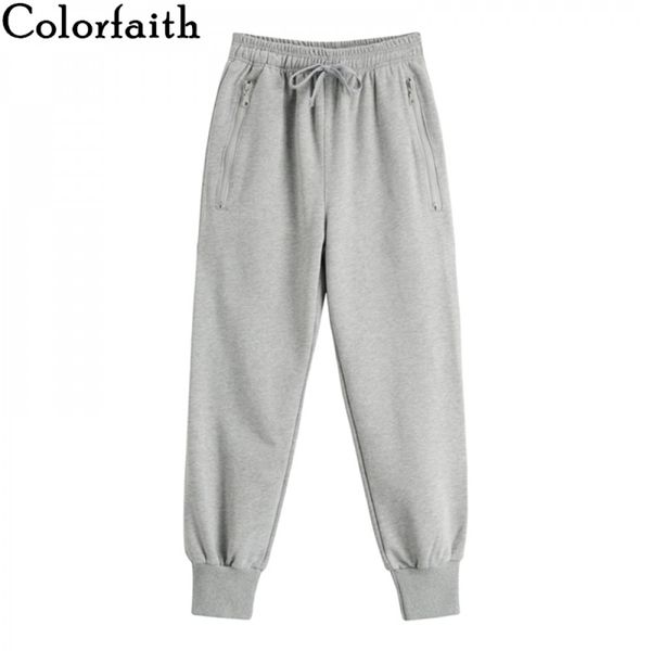 colorfaith spring winter women pants high elastic waist casual zipper pockets sweat sports joggers lace up trousers p3984 201109, Black;white
colorfaith spring winter women pants high elastic waist casual zipper pockets sweat sports joggers lace up trousers p3984 201109, Black;white