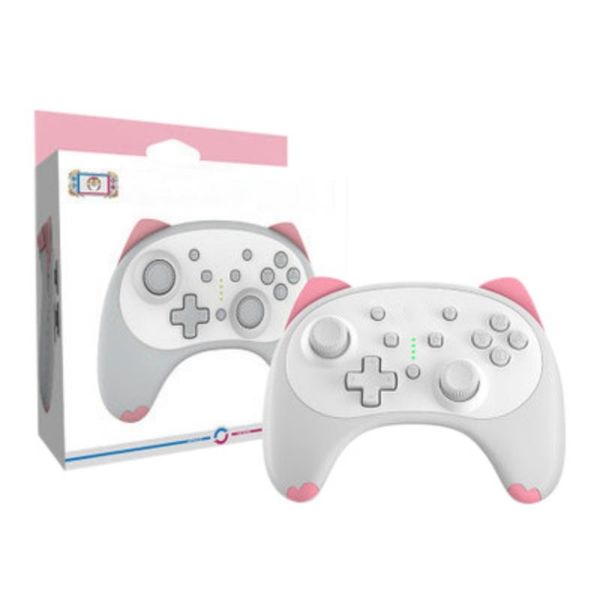 new cute cat ears handle rechargeable controllers with dual motor vibration for switch/switch lite handle cat game accessories
new cute cat ears handle rechargeable controllers with dual motor vibration for switch/switch lite handle cat game accessories