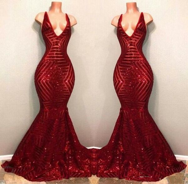 party dresses 2021 burgundy sparkly sequined prom sleeveless mermaid v neck black girl african celebrity evening gowns1, White;black
party dresses 2021 burgundy sparkly sequined prom sleeveless mermaid v neck black girl african celebrity evening gowns1, White;black