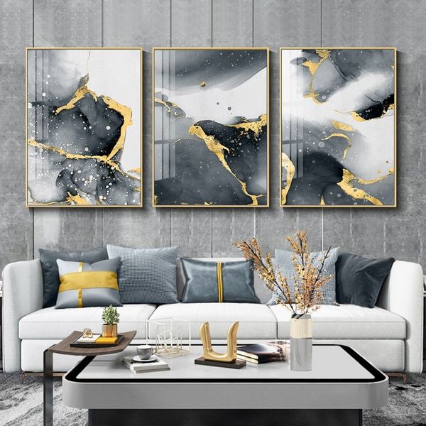 3 panels abstract wall art canvas painting nordic watercolor golden black posters prints wall pictures for living room modern home decor
3 panels abstract wall art canvas painting nordic watercolor golden black posters prints wall pictures for living room modern home decor
