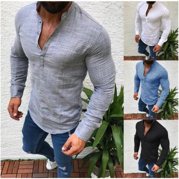spring half usa clothing solid men's polo brand color linen open shirt luxury tee long-sleeved casual fxnox, Black
spring half usa clothing solid men's polo brand color linen open shirt luxury tee long-sleeved casual fxnox, Black