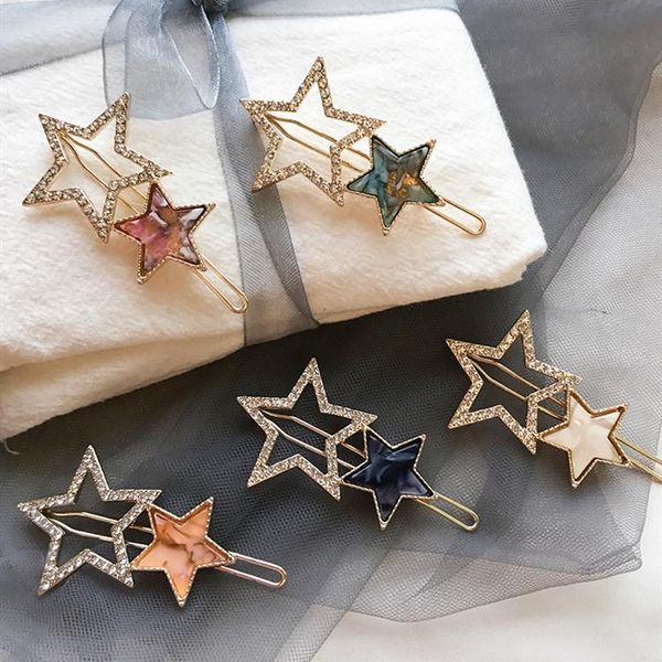 new arrival rhinestone hairpin for women metal geometric hollow out stars shell stones gold hair clips headwear accessories 2020, Golden;silver
new arrival rhinestone hairpin for women metal geometric hollow out stars shell stones gold hair clips headwear accessories 2020, Golden;silver