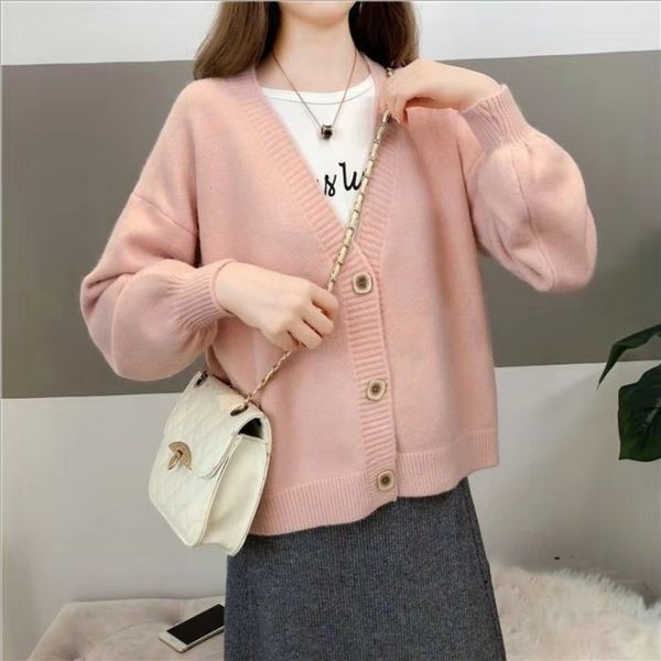 fall 2019 new coat cardigan sweater women's sweatercoat sweaterkorean loose color student sweet short t-shirt mylak, White;black
fall 2019 new coat cardigan sweater women's sweatercoat sweaterkorean loose color student sweet short t-shirt mylak, White;black