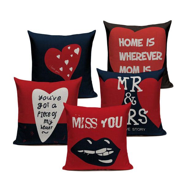 sweet creative love letter cushion cover decorative pillows for sofa car home woven linen pillow cover pillowcase customized
sweet creative love letter cushion cover decorative pillows for sofa car home woven linen pillow cover pillowcase customized