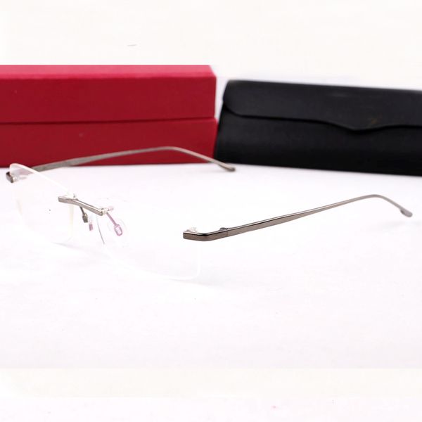 2021 new rimless mens transparent optical glasses frames vintage brand designer spectacles fill prescription a2bu, White;black 
2021 new rimless mens transparent optical glasses frames vintage brand designer spectacles fill prescription a2bu, White;black