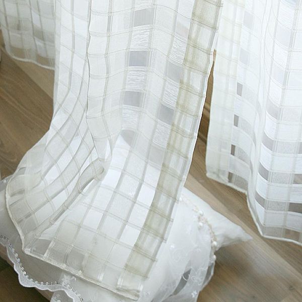 custom curtains simple modern pastoral white grid living room bedroom balcony window curtain white gauze fabrics tulle yarn m0951
custom curtains simple modern pastoral white grid living room bedroom balcony window curtain white gauze fabrics tulle yarn m0951