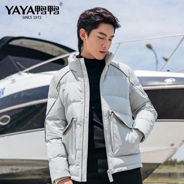 men's down & parkas yaya white duck jacket men warm short business casual stand collar solid color trend, Black
men's down & parkas yaya white duck jacket men warm short business casual stand collar solid color trend, Black