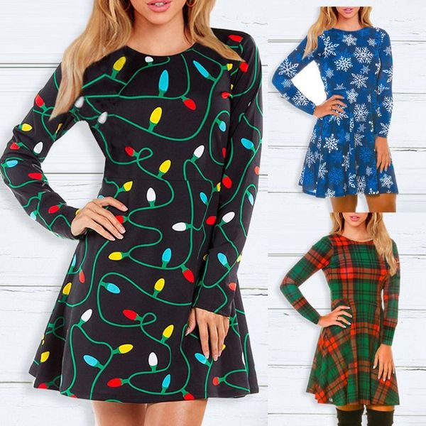 autumn casual street dres women's christmas costumes v collar autumn and winter printing dress loose plus size dress, Black;gray
autumn casual street dres women's christmas costumes v collar autumn and winter printing dress loose plus size dress, Black;gray