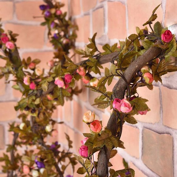 220cm/240cm fake silk roses ivy vine artificial flowers with green leaves for home wedding decoration hanging garland decor
220cm/240cm fake silk roses ivy vine artificial flowers with green leaves for home wedding decoration hanging garland decor