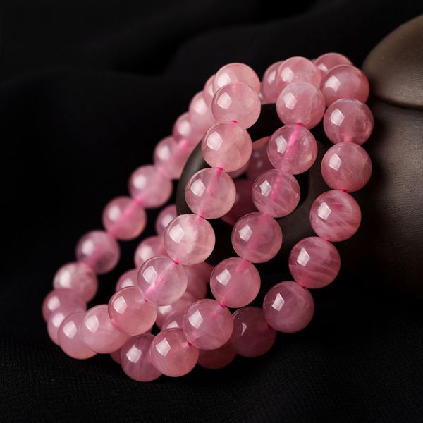 6-12mm natural madagascar rose quartzs beads bracelets for women trinket beads accessories round bracelets for girl gift, Black
6-12mm natural madagascar rose quartzs beads bracelets for women trinket beads accessories round bracelets for girl gift, Black