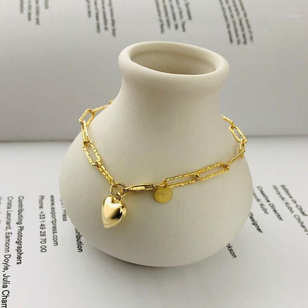 korean 925 sterling silver bracelets for women 2020 heart charm chain bracelet gift for girl friend fine jewellry pulseras1, Golden;silver
korean 925 sterling silver bracelets for women 2020 heart charm chain bracelet gift for girl friend fine jewellry pulseras1, Golden;silver