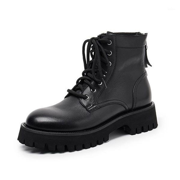 genuine leather booties platform shoes woman ankle boots for women 2020 casual sneakers women's autumn boots zipper shoes ladies1, Black
genuine leather booties platform shoes woman ankle boots for women 2020 casual sneakers women's autumn boots zipper shoes ladies1, Black
