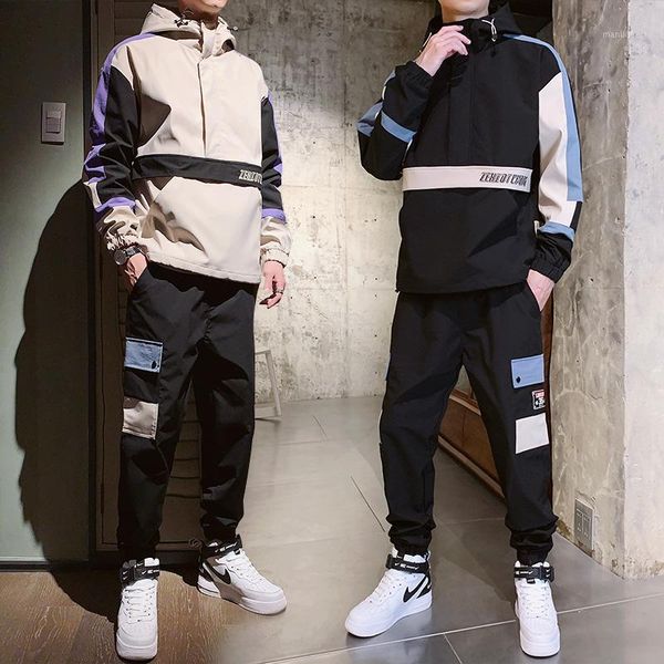 sportswear men's sets teenager casual sports suit for men streetwear spring hooded man tracksuit two piece set jacket + pants1, Gray
sportswear men's sets teenager casual sports suit for men streetwear spring hooded man tracksuit two piece set jacket + pants1, Gray