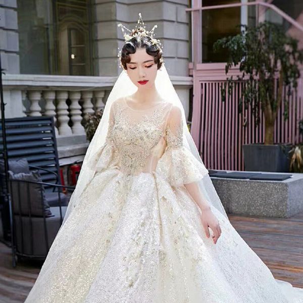 kround 2020 new xianmei bridal beaded headdress crown fairy princess wedding dress accessories m, Silver
kround 2020 new xianmei bridal beaded headdress crown fairy princess wedding dress accessories m, Silver