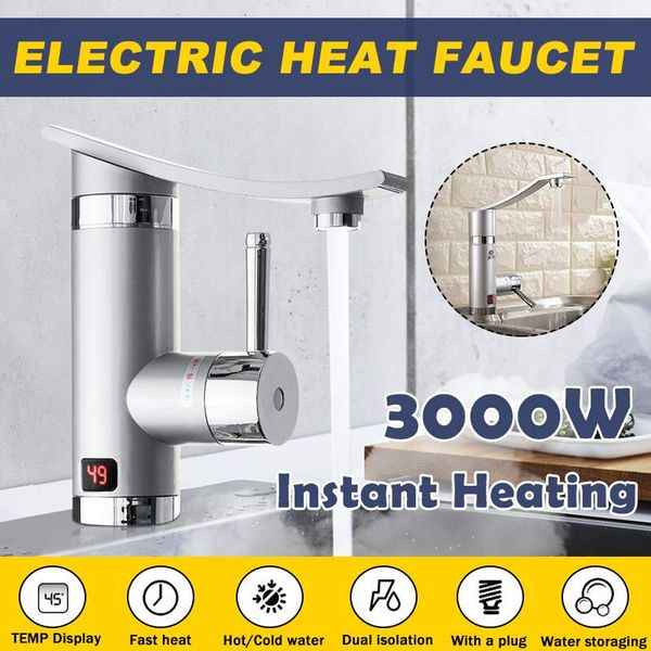 3000w electric instant water heater tap 360 rotatable electric cold water faucet tankless heating bathroom kitchen faucet
3000w electric instant water heater tap 360 rotatable electric cold water faucet tankless heating bathroom kitchen faucet