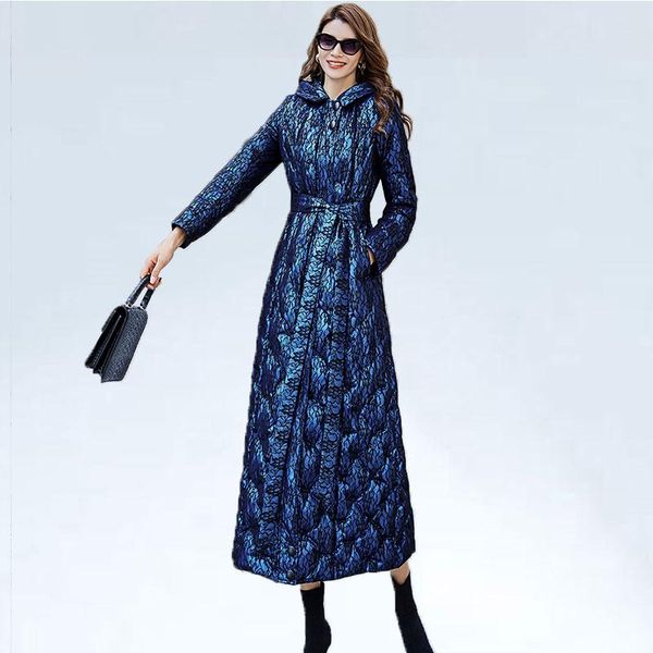 90% duck down coat women hooded parka long coats 2020 winter jacket ladies vintage blue jacquard print warm coat jacket feminino, Black
90% duck down coat women hooded parka long coats 2020 winter jacket ladies vintage blue jacquard print warm coat jacket feminino, Black